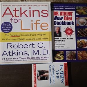 Set Of 3 Atkins Diet Book Collection